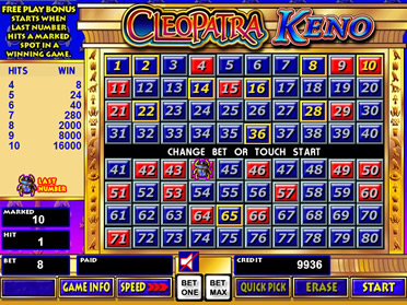 Free online keno games for money